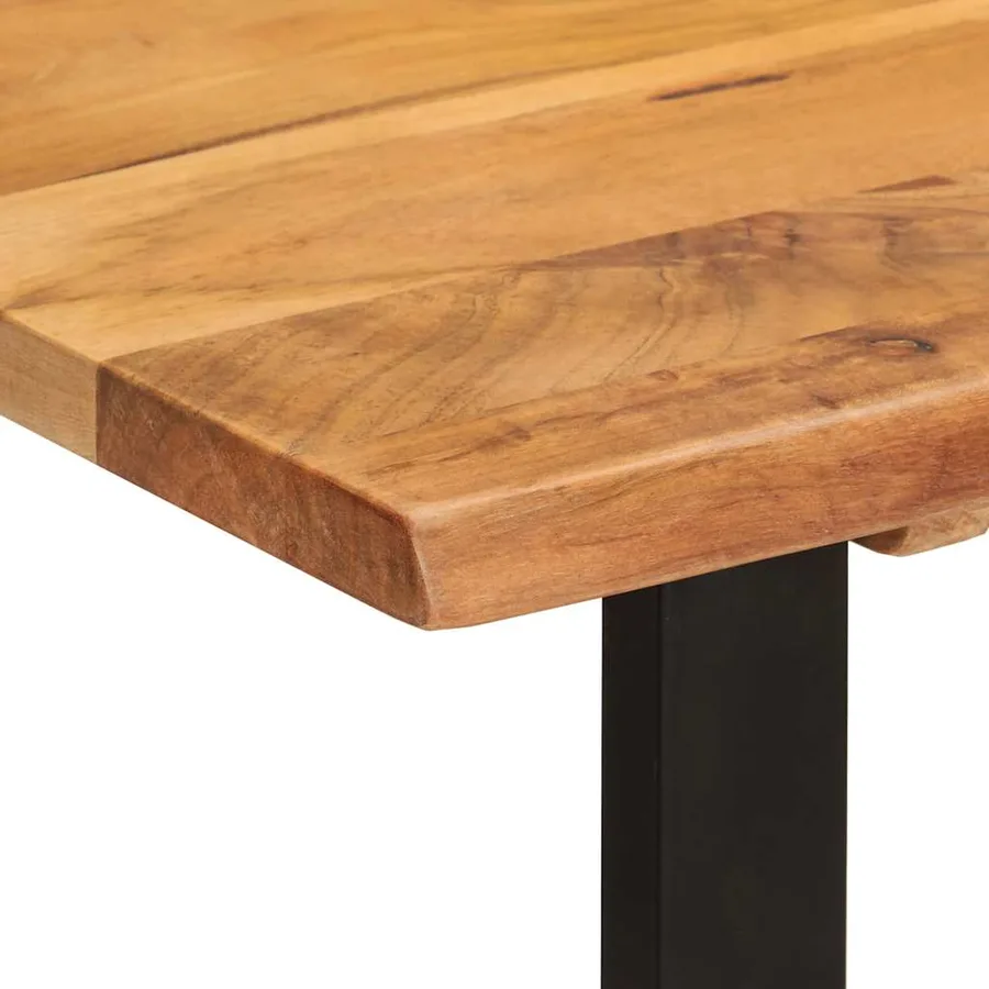 Table à dîner 110x50x76 cm Bois d'acacia solide - 7