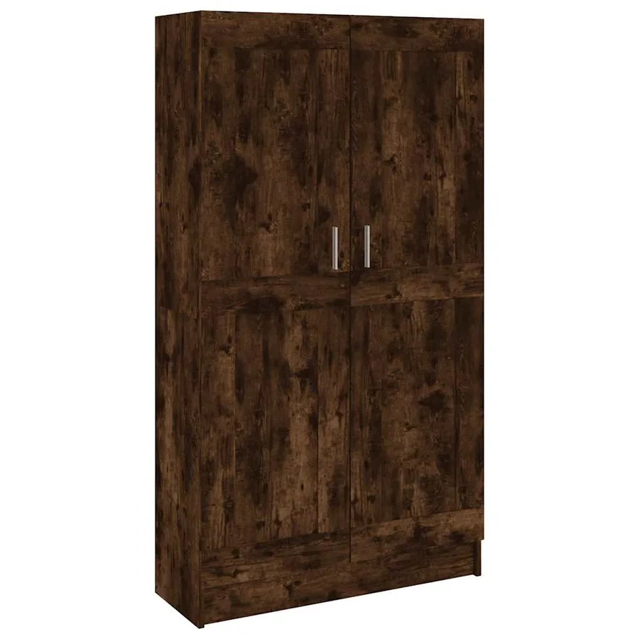Bibliothèque Chêne fumé 82,5x30,5x150 cm Bois d'ingénierie - 2