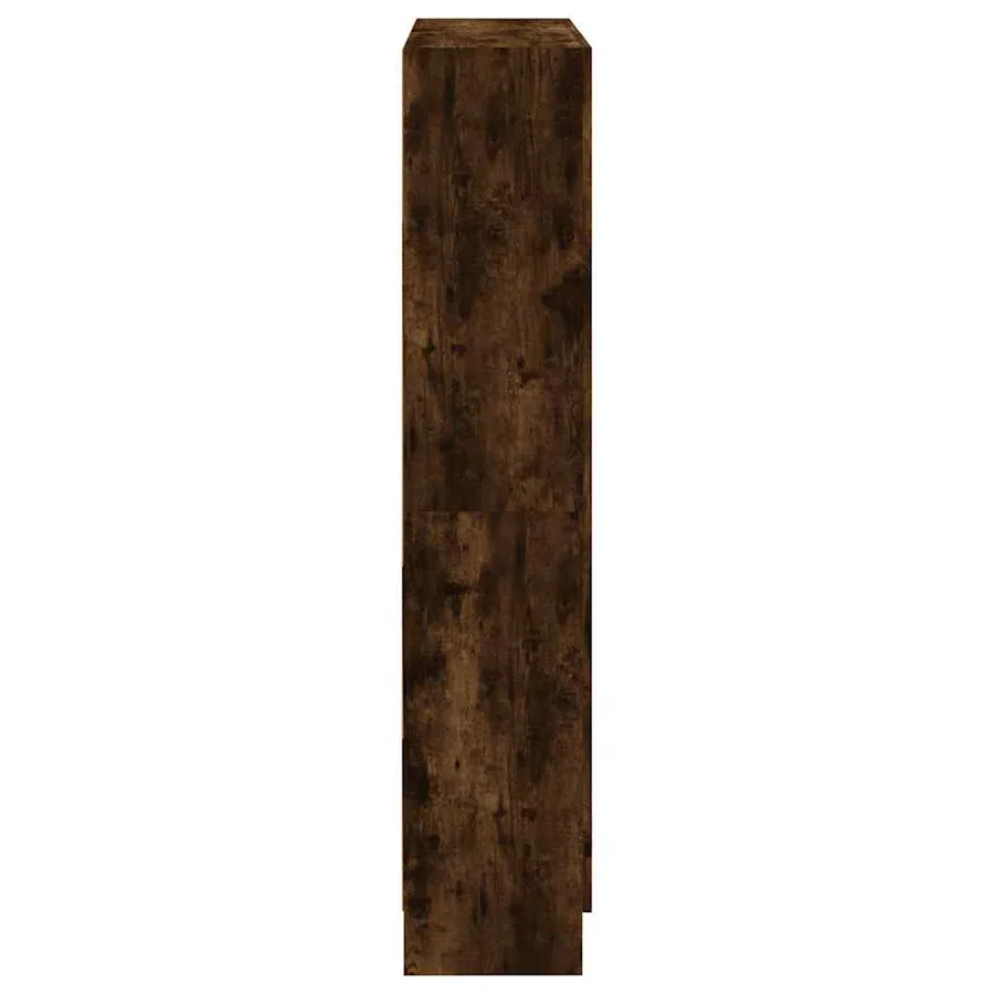 Bibliothèque Chêne fumé 82,5x30,5x150 cm Bois d'ingénierie - 6