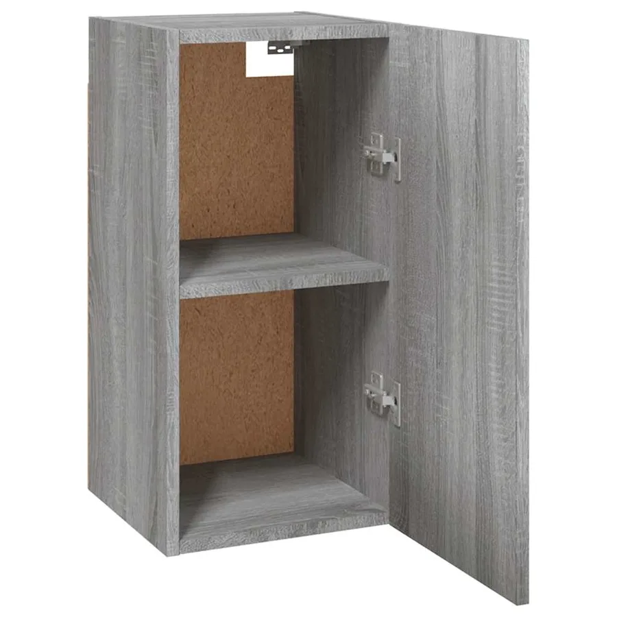 Meubles TV Sonoma gris 30,5x30x60 cm Bois d'ingénierie - 7