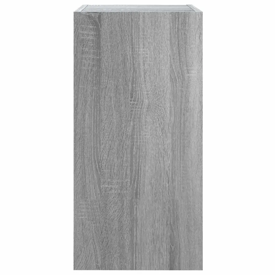 Meubles TV Sonoma gris 30,5x30x60 cm Bois d'ingénierie - 8
