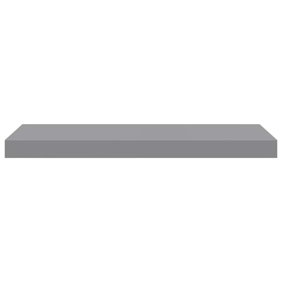 Étagères murales flottantes 2 pcs Gris 60x23,5x3,8 cm MDF - 7