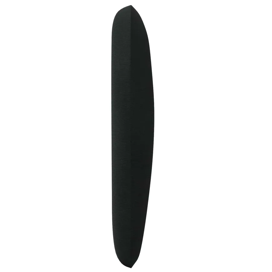 Oreille de tête de lit Noir 40 x 23 x 6 cm Velours - 6