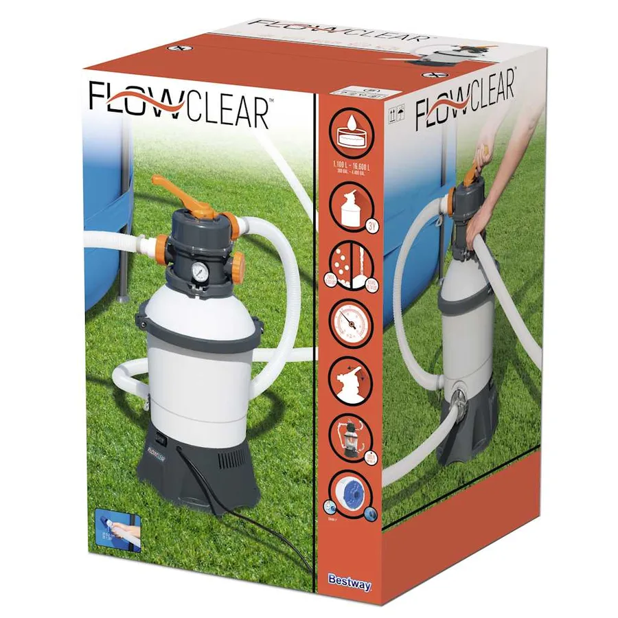 Bestway Flowclear Pompe de filtration à sable - 7
