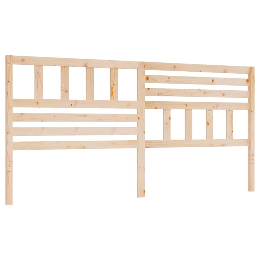 Tête de lit 186x4x100 cm Bois massif de pin - 2