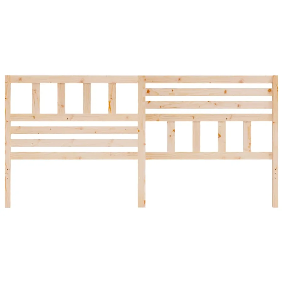 Tête de lit 186x4x100 cm Bois massif de pin - 4