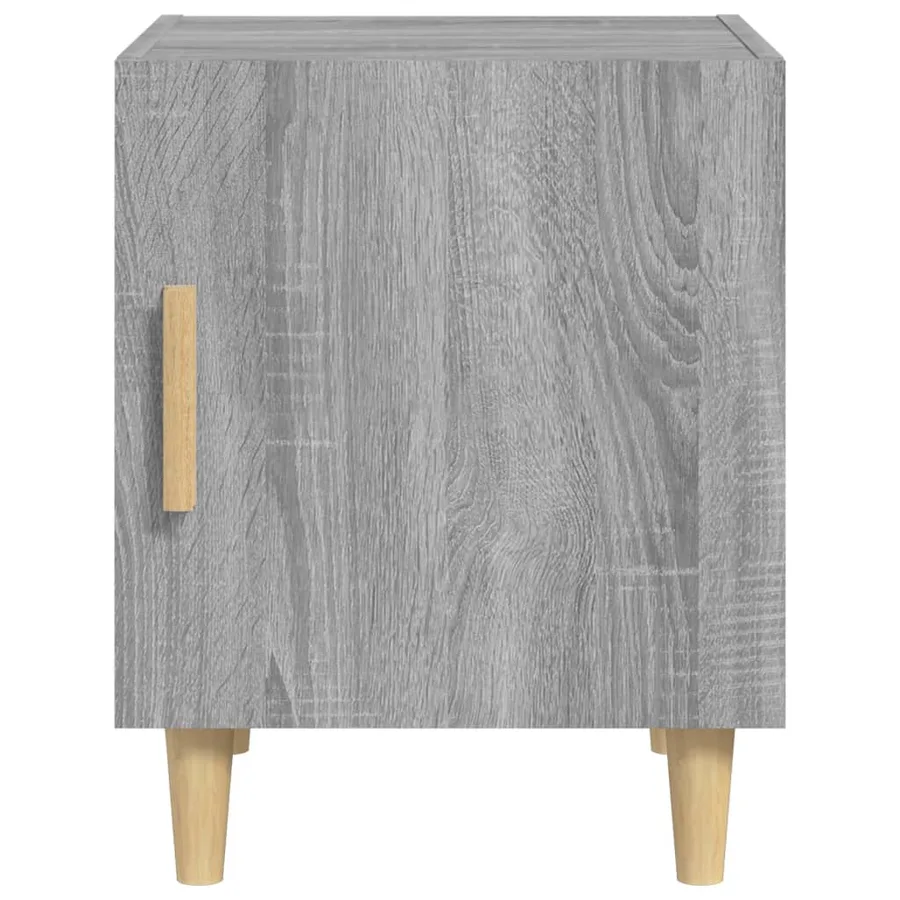 Tables de chevet 2 pcs Sonoma gris Bois d'ingénierie - 4