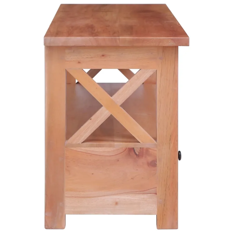 Meuble TV 120x30x40 cm Bois d'acajou massif - 6