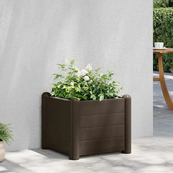 Lit surélevé de jardin PP Moka 43x43x35 cm