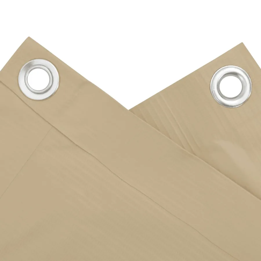 Écran de balcon en tissu Oxford 90x400 cm Beige - 3