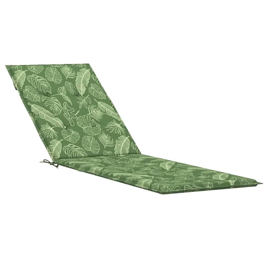 Coussin de chaise longue motif de feuilles tissu oxford - 2