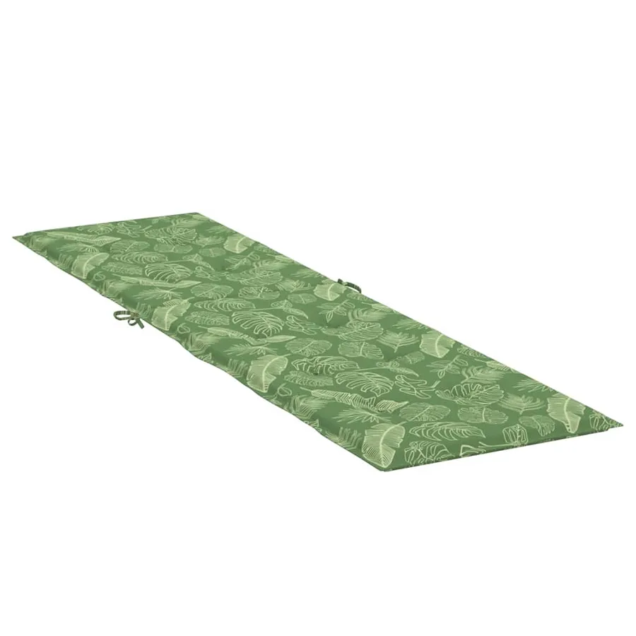 Coussin de chaise longue motif de feuilles tissu oxford - 4