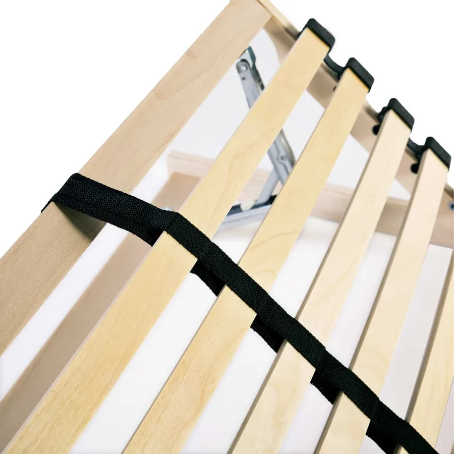 Sommiers à lattes sans matelas 2 pcs avec 28 lattes 80x200 cm - 6