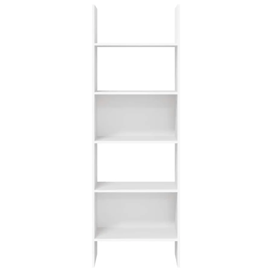 Bibliothèque Blanc 60x35x180 cm Bois d’ingénierie - 5