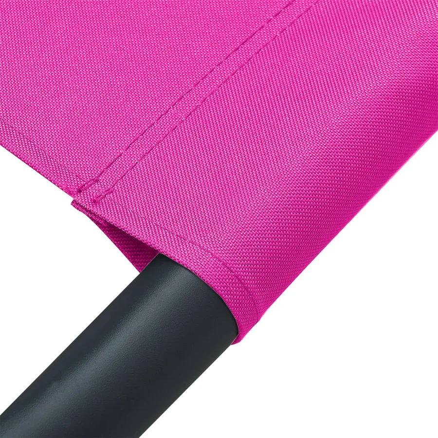 Lit de repos d'extérieur tissu rose - 6