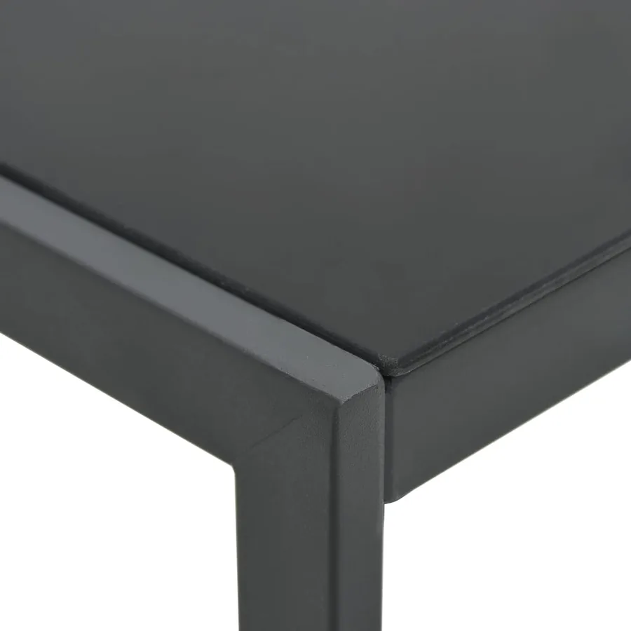 Chaises longues lot de 2 avec table Textilène et acier - 10