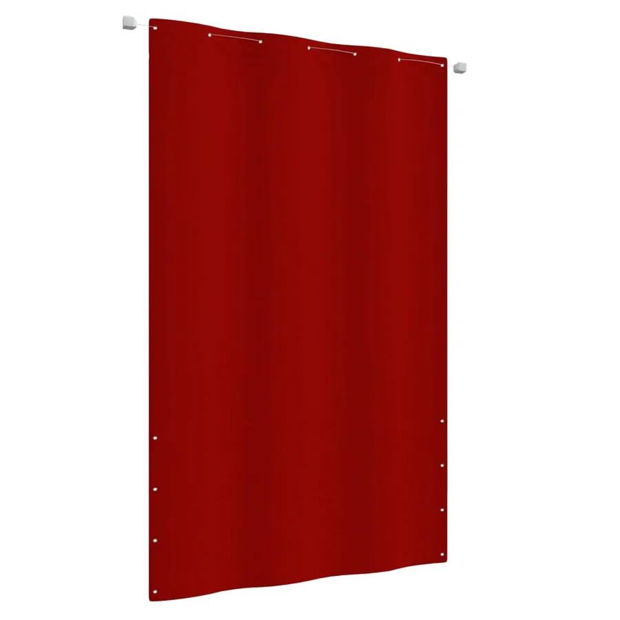 Écran de balcon Rouge 140x240 cm Tissu Oxford