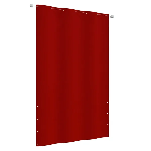 Écran de balcon Rouge 140x240 cm Tissu Oxford