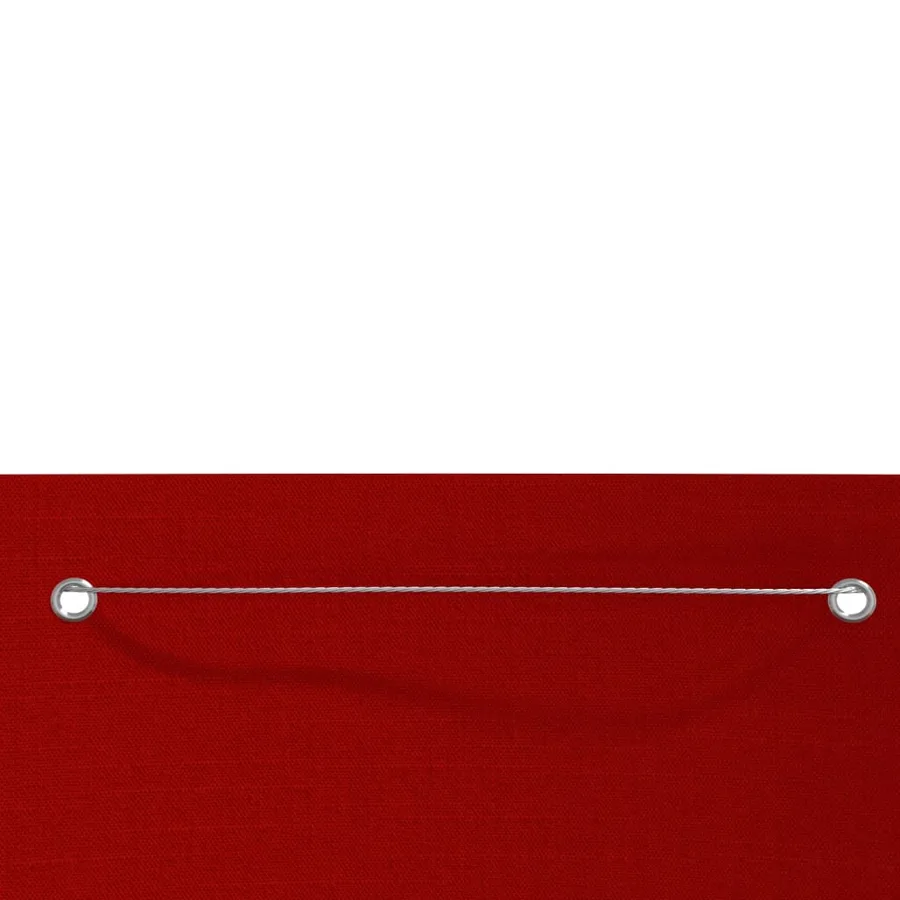 Écran de balcon Rouge 140x240 cm Tissu Oxford - 3
