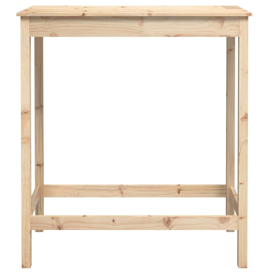 Table de bar 100x50x110 cm bois massif de pin - 5