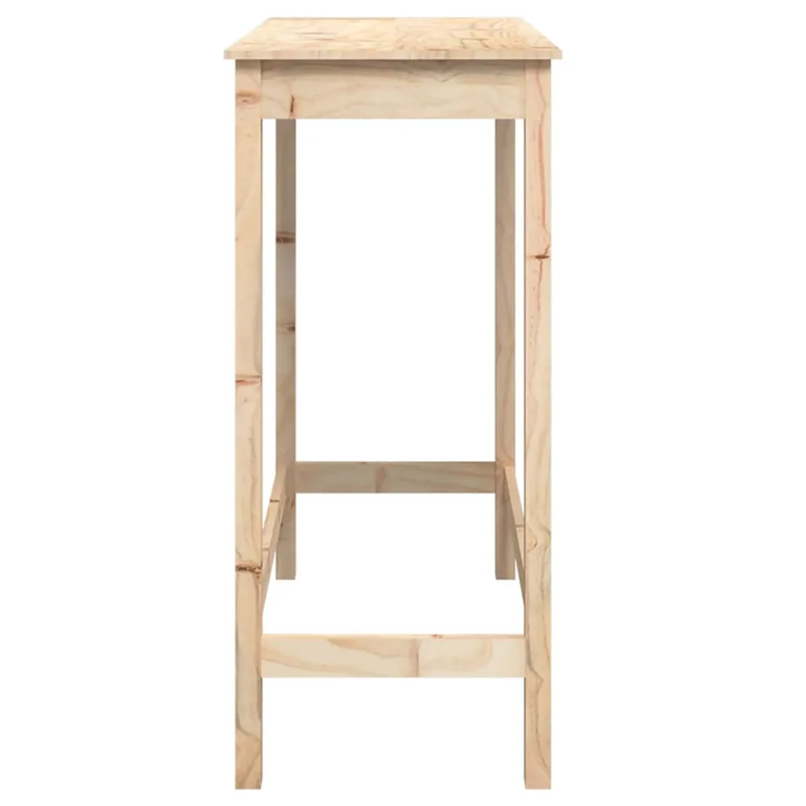 Table de bar 100x50x110 cm bois massif de pin - 6