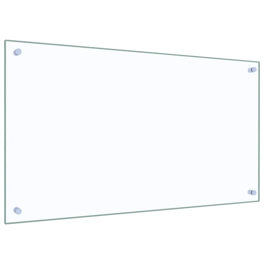 Dosseret de cuisine Transparent 90x50 cm Verre trempé - 5