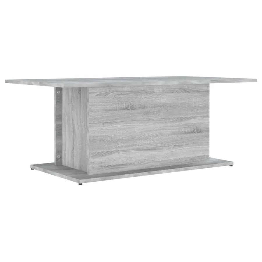 Table basse Sonoma gris 102x55,5x40 cm Bois d'ingénierie - 2