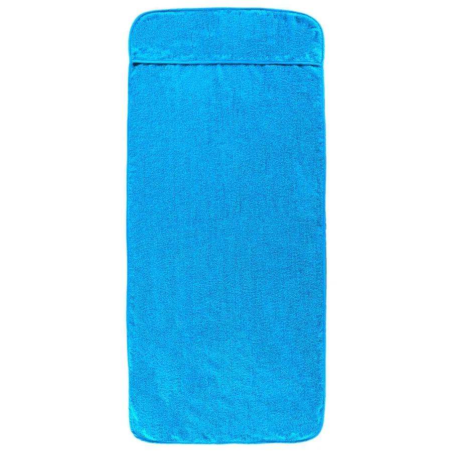Serviettes de plage 4 pcs turquoise 60x135 cm tissu 400 GSM - 4