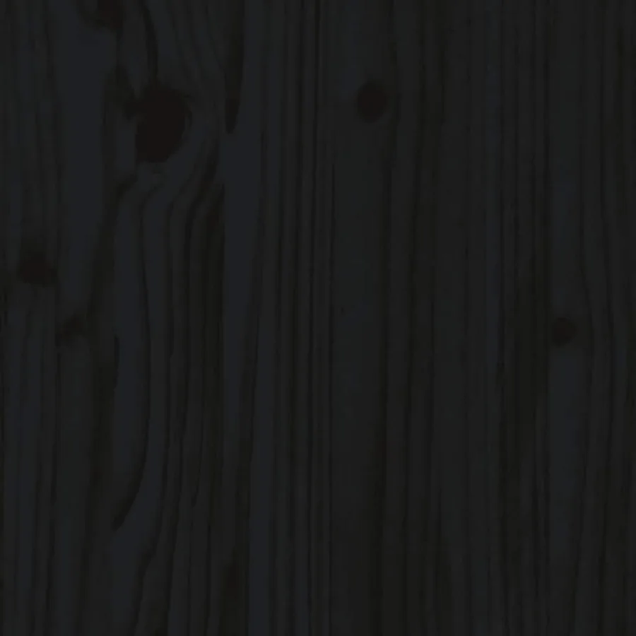 Bibliothèque/Séparateur de pièce Noir 60x35x160 cm Bois massif - 7