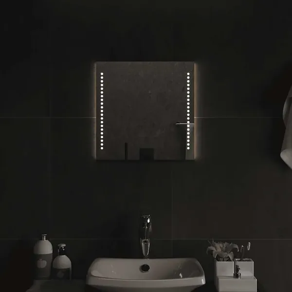 Miroir de salle de bain à LED 40x40 cm