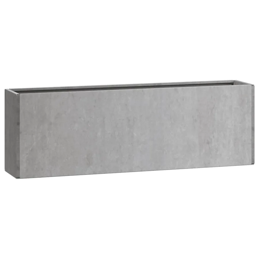 Jardinières murales 2 pcs Rouillé Acier corten 53x10x17 cm - 4