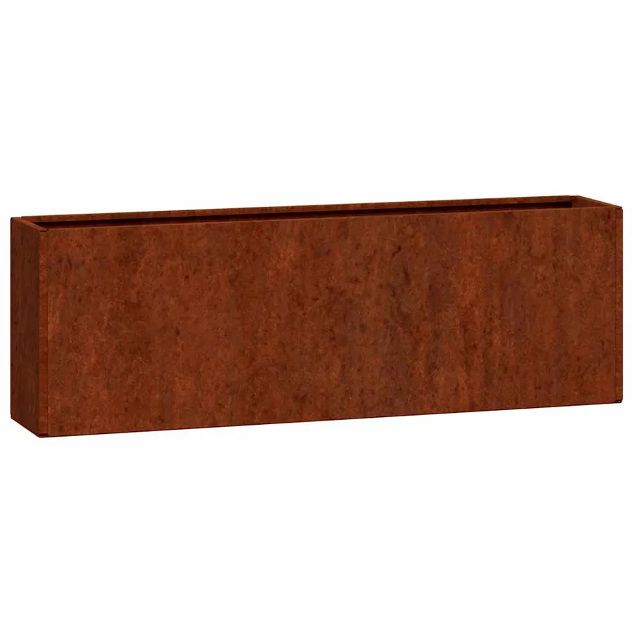 Jardinières murales 2 pcs Rouillé Acier corten 53x10x17 cm - 5