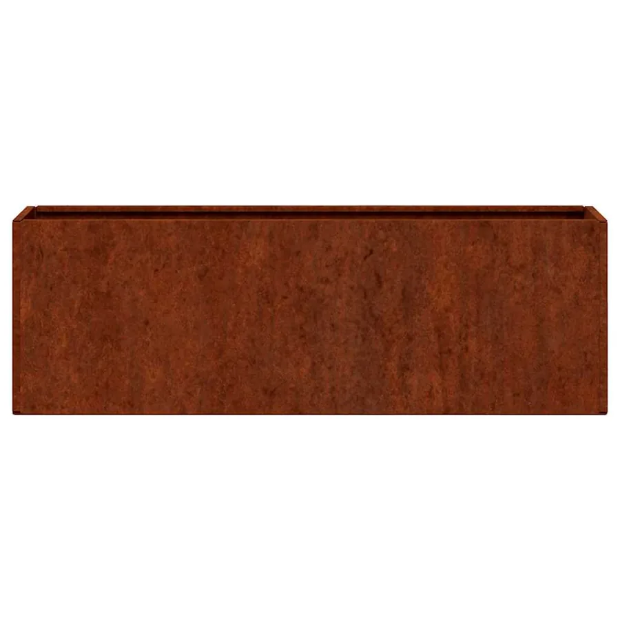Jardinières murales 2 pcs Rouillé Acier corten 53x10x17 cm - 6