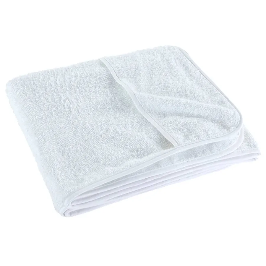 Serviettes de plage 2 pcs blanc 75x200 cm tissu 400 GSM - 5