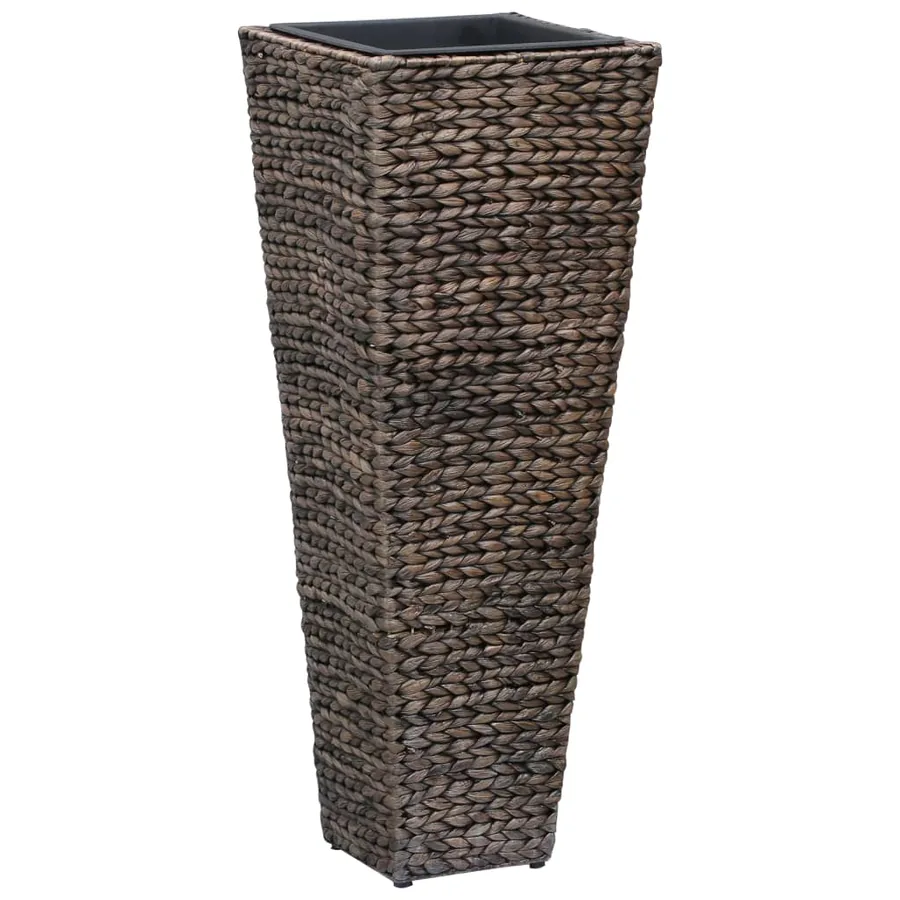 Lits surélevés 3 pcs Jacinthe d'eau Marron foncé - 4