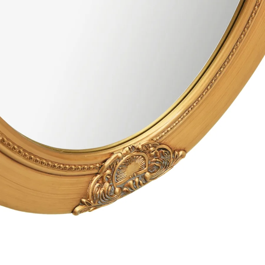 Miroir mural style baroque 50x70 cm Doré - 5
