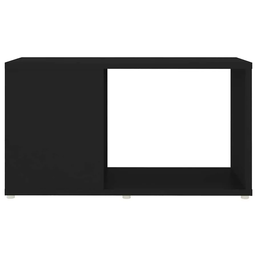 Meuble TV Noir 60x24x32 cm Bois d'ingénierie - 4