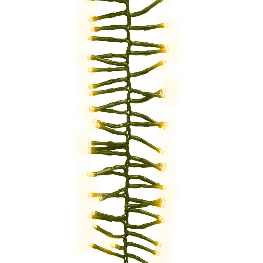 Guirlande lumineuse à LED groupées 400LED Blanc chaud PVC - 3