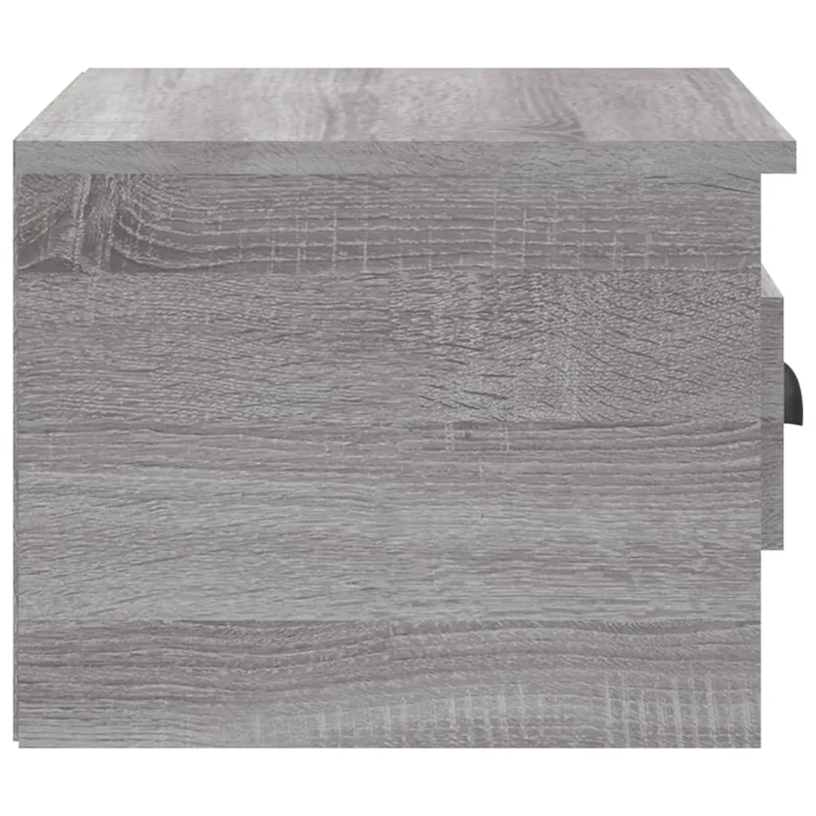 Tables de chevet murales 2 pcs sonoma gris 41,5x36x28 cm - 8