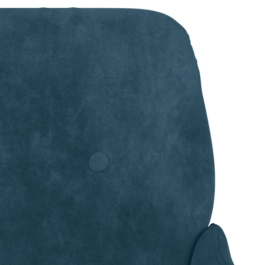 Fauteuil Bleu 62x79x79 cm Velours - 6