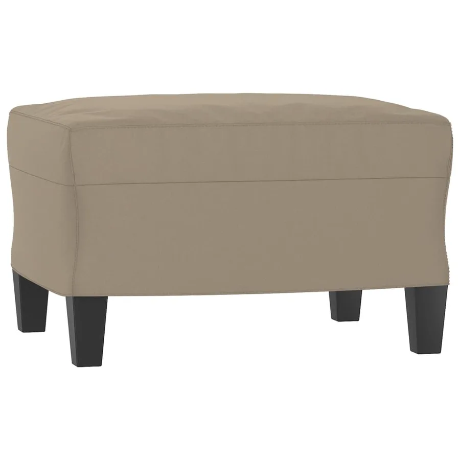 Repose-pied Taupe 60x50x41 cm Tissu microfibre - 2