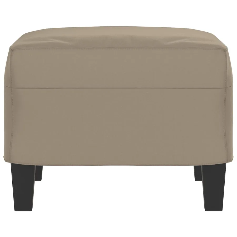 Repose-pied Taupe 60x50x41 cm Tissu microfibre - 4