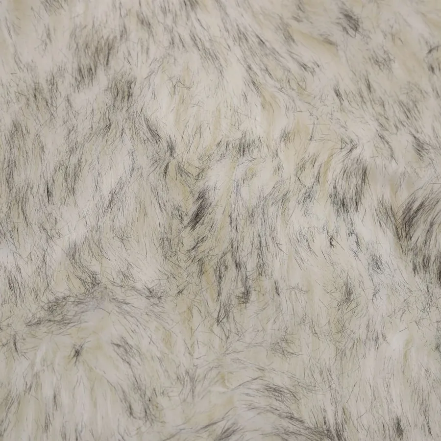 Tapis 60 x 90 cm Peau de mouton synthétique Mélange de gris - 4