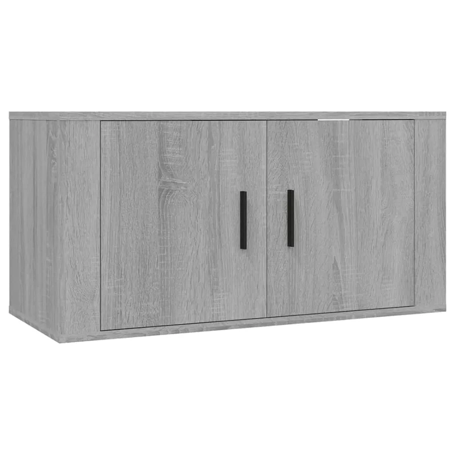 Meubles TV muraux 2 pcs sonoma gris 80x34,5x40 cm - 4