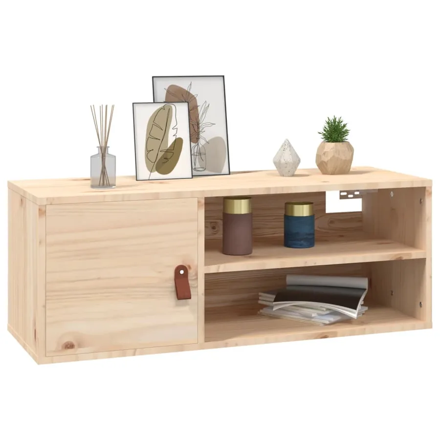 Armoire murale 80x30x30 cm Bois de pin massif - 4