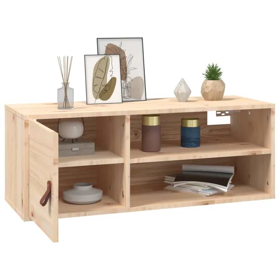 Armoire murale 80x30x30 cm Bois de pin massif - 5