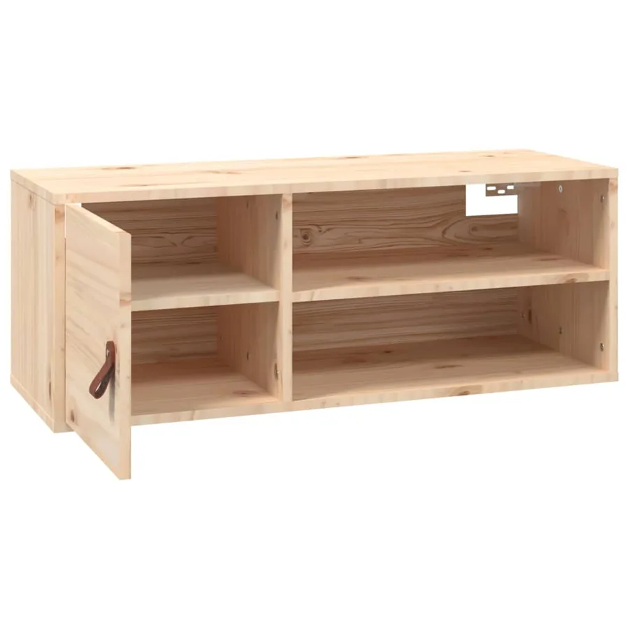 Armoire murale 80x30x30 cm Bois de pin massif - 7