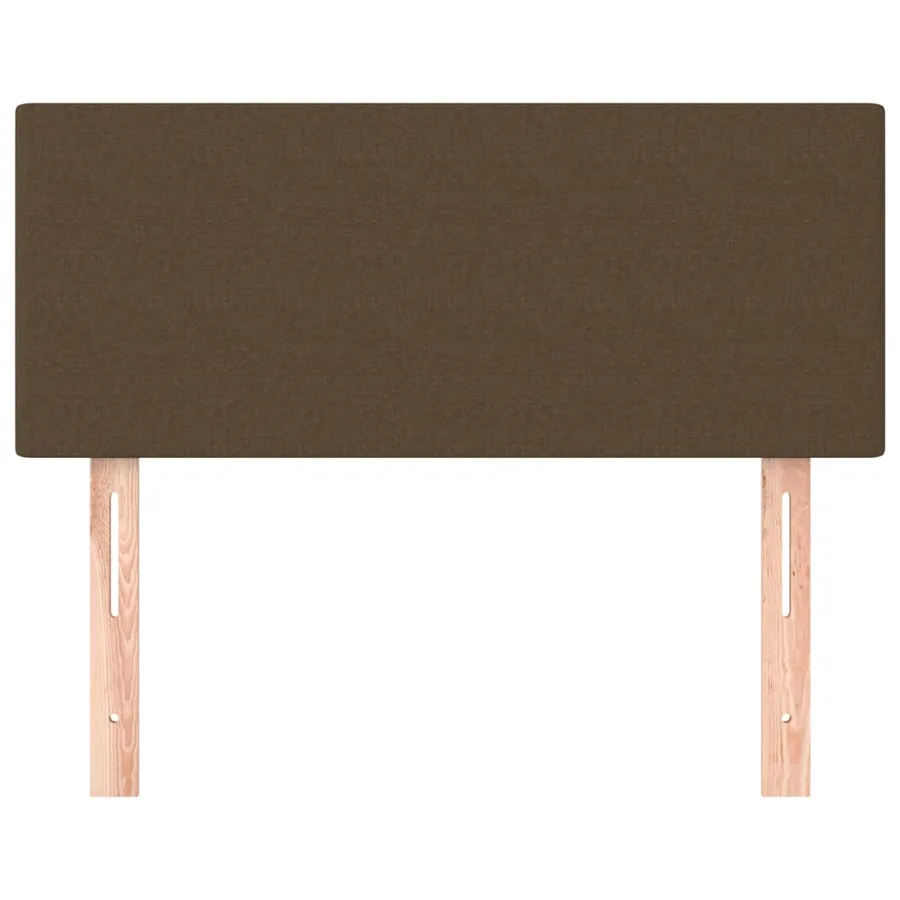 Tête de lit Marron Foncé 80x5x78/88 cm Tissu - 3