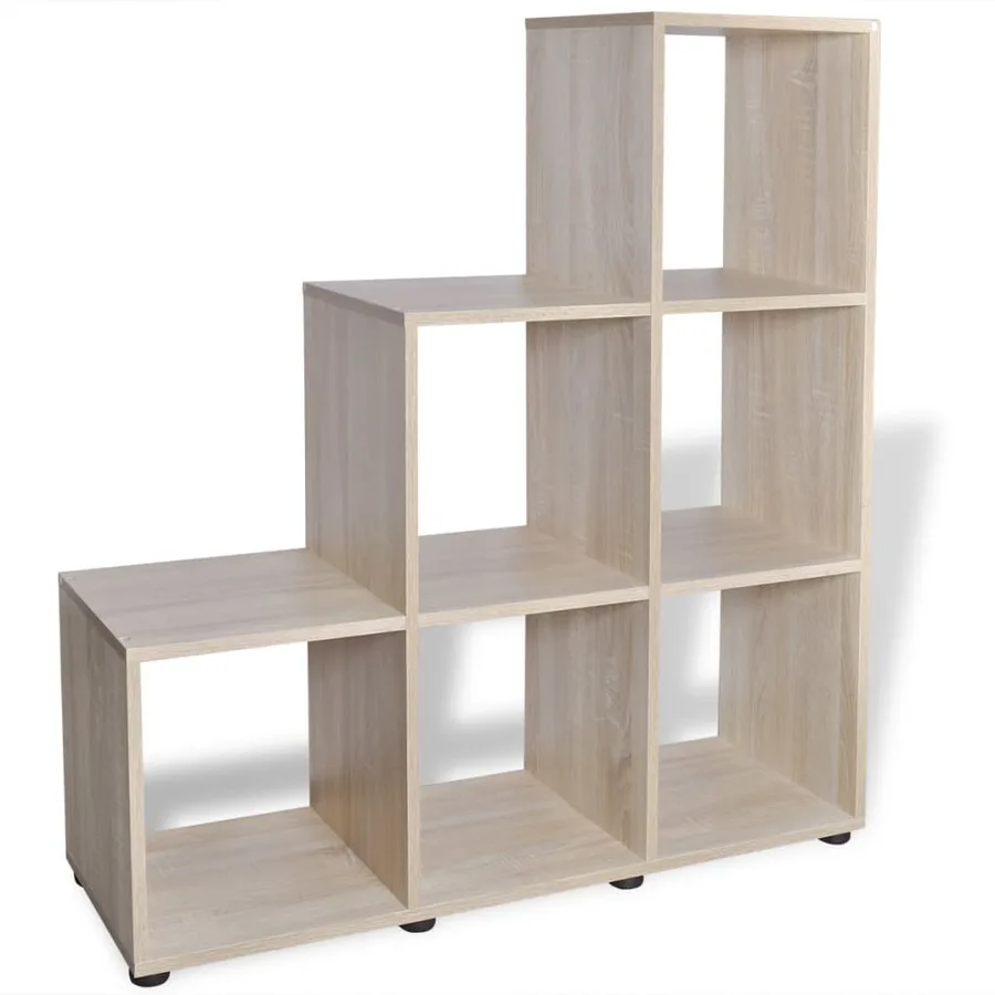 Bibliothèque/étagère 107 cm Couleur de chêne - 4