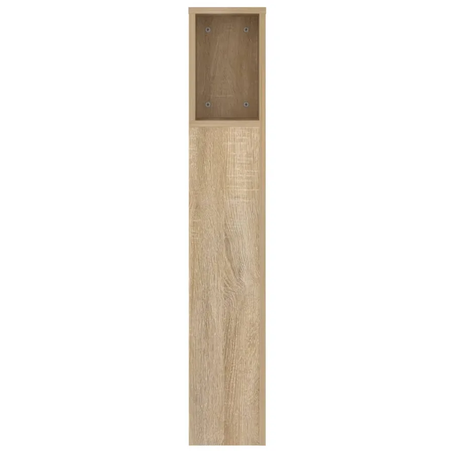 Armoire de tête de lit Chêne sonoma 140x18,5x104,5 cm - 4
